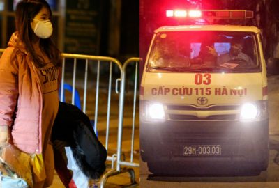 Biến Căng: Cảnh sát phong toả hàng loạt khu phố Ở Hà Nội trong đêm Vì 1 nữ sinh nghi nhiễm  nCoV